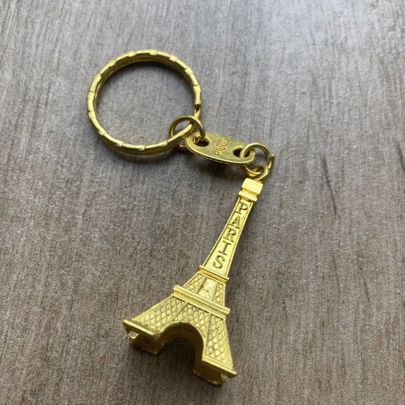 🇫🇷 Large Paris Tote with Zip Closure + Eiffel Tower Keychain - Picture 2 of 7